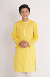 Embroidered Schiffli Boy Kurta